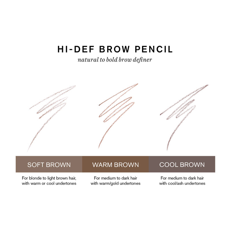 Revitalash Cosmetics Hi-Def Brow Pencil Shade Swatches